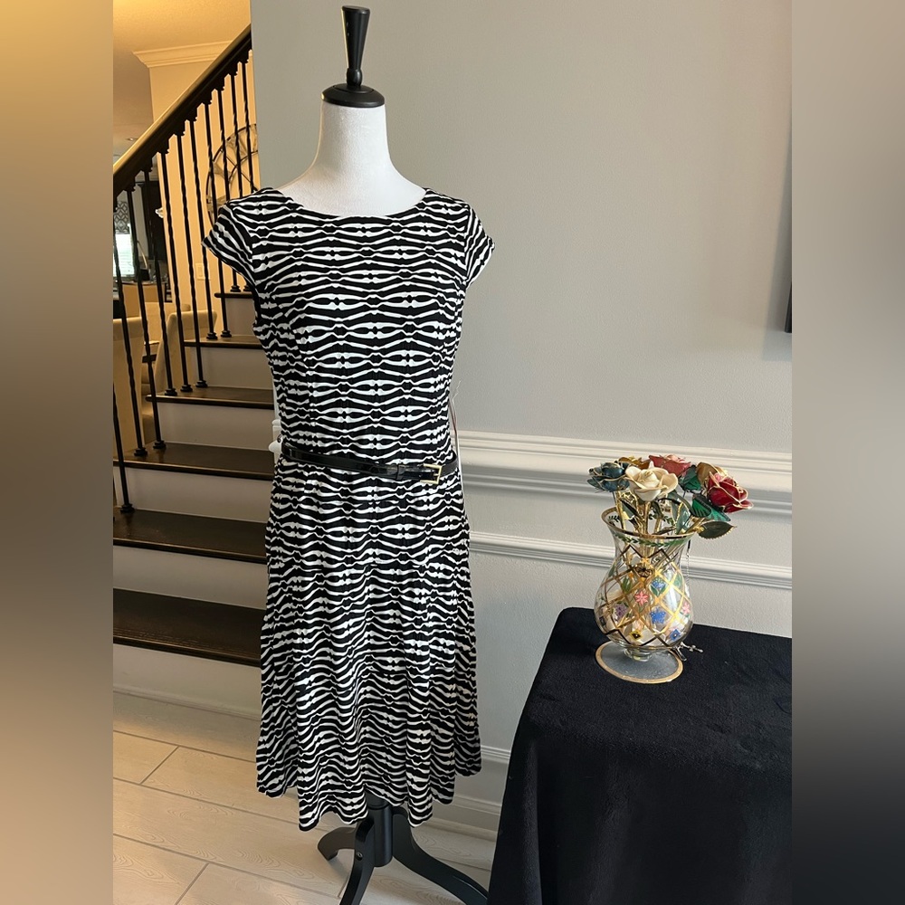 Hand Klein dress with waist belt new with tags